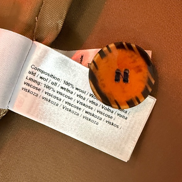 IVKO Multicolor 100% Wool Coat - Picture 6 of 7